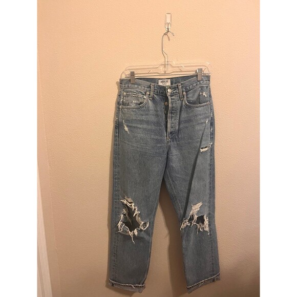 AGOLDE Women’s Distressed Jeans - Picture 1 of 4
